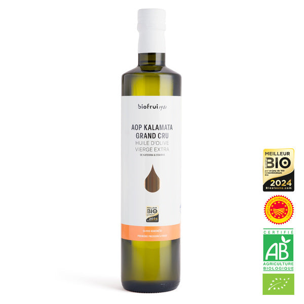 Huile d'olive koronéïki de kalamata aop vierge extra grand cru bio - 1