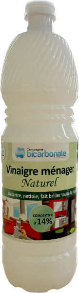 Vinaigre ménager concentré 14° neutre (recharge) - 2